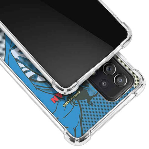 DC Comics Superman America's Hero Galaxy A72 5G Clear Case